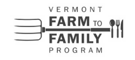 Vermont Farm to Family Program Logo.
